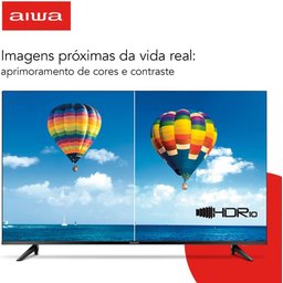 Smart TV Aiwa 43 Full HD Ultrafina HDR10 Dolby Áudio AWS-TV-43-BL-01 - 4