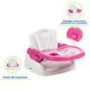 Ver imagem 3 de Cadeira Cadeirinha Alimentação Minnie Bebê Mesa Portátil Papinha Refeição Disney Styll Baby
