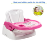 Cadeira Cadeirinha Alimentação Minnie Bebê Mesa Portátil Papinha Refeição Disney Styll Baby - 2