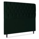 Ver imagem 6 de Cabeceira Estofada Recamier Baú para Cama Box 160cm Queen:Verde
