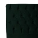 Ver imagem 1 de Cabeceira Estofada Recamier Baú para Cama Box 160cm Queen:Verde