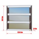 Ver imagem 4 de Basculante Alumínio 60 x 120 Elite V.Refl.Mix Corten Brimak
