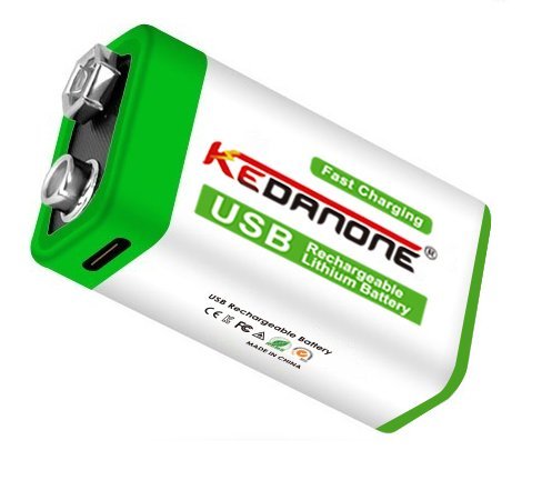 Bateria recarregável 9V 12800mah Kedanone - 3