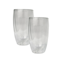 Ver imagem 2 de Jogo 2 Copos Parede Dupla 450ml - Mimo (cód. 1084)