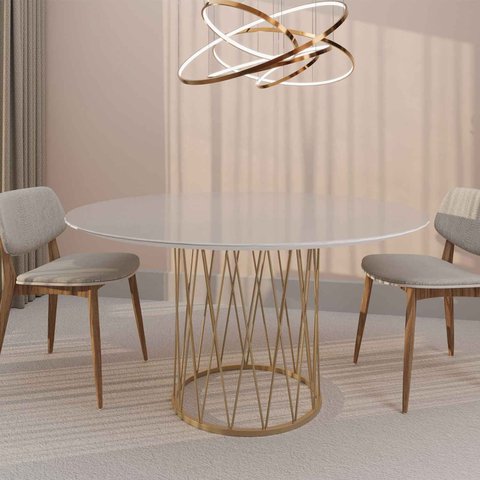 Mesa de Jantar Redonda Nest