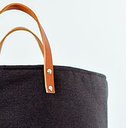 Ver imagem 2 de Cesto Laundry em Lona Black Dublada