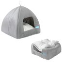Ver imagem 1 de Casinha Cama Toca Tecido para Pet Cachorro Lavavel 47x45cm