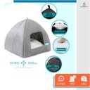 Ver imagem 3 de Casinha Cama Toca Tecido para Pet Cachorro Lavavel 47x45cm
