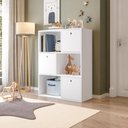 Ver imagem 5 de Nicho Organizador Estante Infantil com 3 Caixas 96cm Multimóveis Crrui-NIO001 Branco
