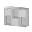 Ver imagem 2 de Nicho Organizador Estante Infantil com 3 Caixas 96cm Multimóveis Crrui-NIO001 Branco