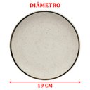 Ver imagem 3 de Kit Pratos Sobremesa Lanche 4pçs 4 Pessoas Unni Brisa 19cm