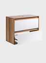Ver imagem 7 de Gabinete para Banheiro 80cm MDF Freijo com Branco Dubai - On Móveis
