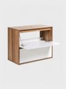 Ver imagem 6 de Gabinete para Banheiro 80cm MDF Freijo com Branco Dubai - On Móveis