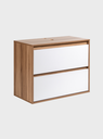 Ver imagem 5 de Gabinete para Banheiro 80cm MDF Freijo com Branco Dubai - On Móveis