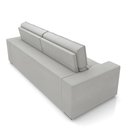 Ver mais imagens de Sofá Decorativo Hugo 2 Lugares 208cm Reclinável e Retrátil Veludo Cinza Claro G45 - Gran Belo