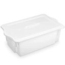 Ver imagem 1 de 8 Caixas Plásticas Organizadoras de Alimentos 24,5l Branca C
