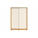 Ver imagem 5 de Guarda Roupa Frizatto Casal 2 Portas de Correr e 3 Gavetas - Cinamomo Off White Flex - Albatroz