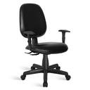 Ver imagem 1 de Cadeira Ágata Gerente Back System Braço Regulável Courvin Preto