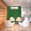 Ver mais imagens de 22 Paineis com Folhagem de Amendoim Artificial - Placa Muro Inglês para Jardim Vertical Interno