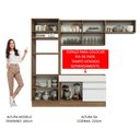 Ver imagem 6 de Armário de Cozinha Completa 270cm Rustic/Branco Glamy Madesa 15