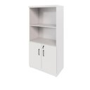 Ver imagem 3 de Armário Escritório Estante 80cm 2 Portas 3 Prateleiras F5
