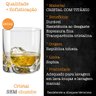 Kit 6 Copos Whisky Dose Cristal Titânio Bohemia Sophia 280ml - 4