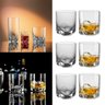 Kit 6 Copos Whisky Dose Cristal Titânio Bohemia Sophia 280ml - 3