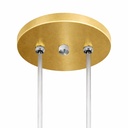 Ver mais imagens de Lustre Luminária de Teto Pendente Rubis para 7 Lâmpadas 68cm Moderno Industrial - Preto/verniz Ouro