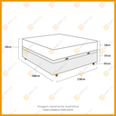 Ver imagem 5 de Cama Box Baú com Colchão de Espuma D33 Ortobom ISO 100 Casal 138cm
