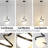 Luminária Pendente Teto 160cm Jabuticaba Globo Vidro 15cm Metal E27 Gimpo Kjdd-e-061:preto - 7