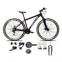 Ver imagem 1 de Bicicleta Aro 29 Absolute Nero 5 Kit 2x9 Gta Sunrun Freio Disco K7 Garfo C-trava Pneu C-faixa Preto