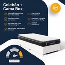 Ver imagem 4 de Cama Box com Colchão Gazin de Espuma D28 Pillow Top Ortoblack Solteiro 88cm
