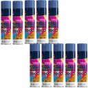 Ver imagem 1 de Tinta Spray 400ml Azul Escuro Uso Geral em Aço Ferro Gesso Cerâmica Couro | Universo | Kit 10 Un
