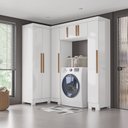 Ver imagem 1 de Armario p/Lavanderia Modulado 7P Bco c/Pes Aurora