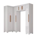 Ver imagem 2 de Armario p/Lavanderia Modulado 7P Bco c/Pes Aurora
