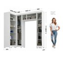 Ver imagem 3 de Armario p/Lavanderia Modulado 7P Bco c/Pes Aurora