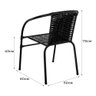 Cadeira para Área Externa Happy Hour de Aço e Fibra Sintética Acesse Móveis - 3