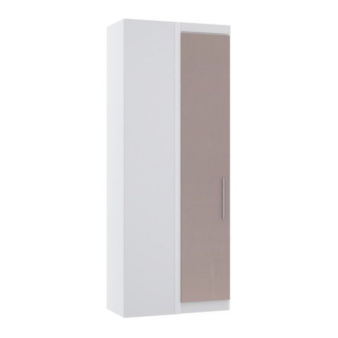 Guarda Roupa Modulado Alpes 1 Porta Canto Reto - Módulo Luciane:cinammon