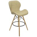 Ver imagem 1 de Banqueta Slim Eiffel Wood Estofada