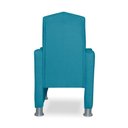 Ver imagem 3 de Mini Cadeira Poltrona Infantil Troninho Decorativa Suede Azul Tiffany
