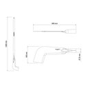 Ver imagem 2 de Foice Reta Tramontina em Aço com Cabo de Madeira 110 Cm Tramontina