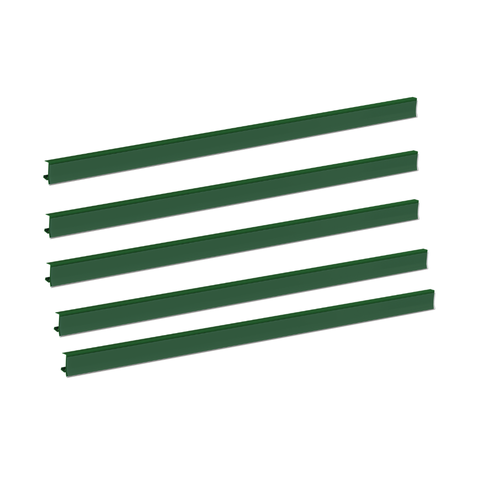 Kit 20 Porta Etiquetas Para Bandeja Gôndolas 92 Cm Verde