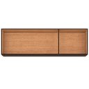 Ver imagem 5 de Armario Aereo 3 Portas 120 Cm 843 Chocolate Off White Poqq