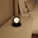 Ver imagem 4 de Abajur Luminária de Mesa Dama Interruptor e Globo e Lâmpada Branco Quente Decoração Casa Sala Quarto