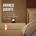 Ver imagem 2 de Abajur Luminária de Mesa Dama Interruptor e Globo e Lâmpada Branco Quente Decoração Casa Sala Quarto