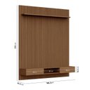 Ver imagem 3 de Painel para TV até 72 Polegadas 250cmx185,5cm 100% MDF Ripado com Nicho Aloe CabeCasa MadeiraOriginals