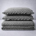 Ver imagem 2 de Cobre Leito Balle Casal Queen 3 Peças Colcha Cama Cinza