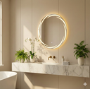 Ver imagem 6 de Espelho Led 3 Tons Cores Redondo 80cm Espiral Lavado Banheiro Tecla Touch Dimmer 80