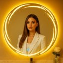 Ver imagem 5 de Espelho Led 3 Tons Cores Redondo 80cm Espiral Lavado Banheiro Tecla Touch Dimmer 80