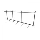 Ver imagem 3 de Arara de Roupas para Loja Quarto Closet 16 Peças Regulável 300x100 Cm Cor Preto Kit Clst1b475